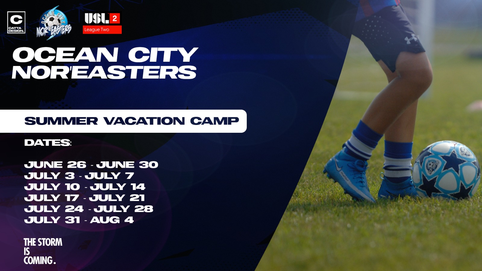Sign up today! Nor'easters 2023 Summer Vacation Camp registration now open