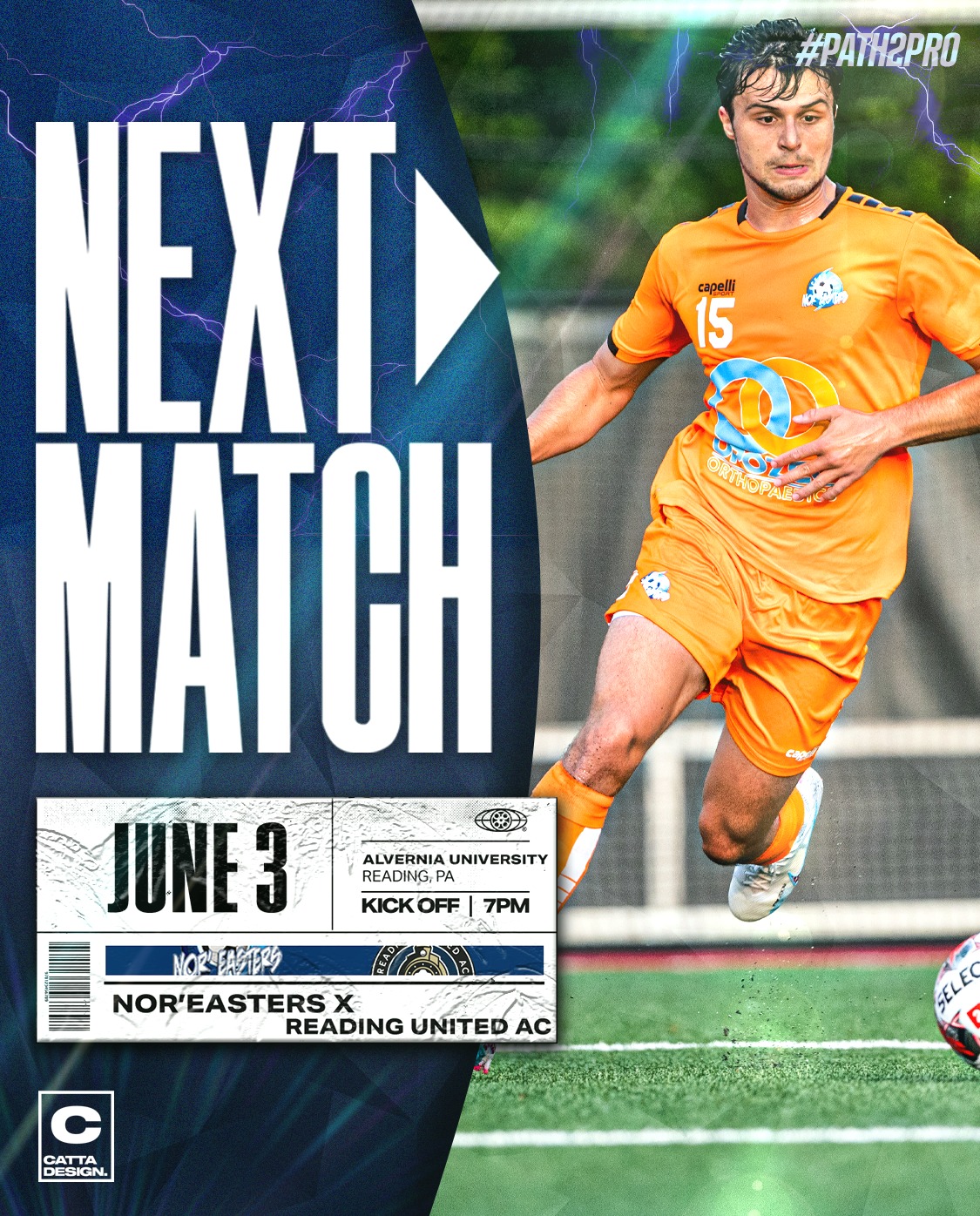 PREVIEW: Nor'easters bring unbeaten streaks to Reading to continue USL's longest active rivalry
